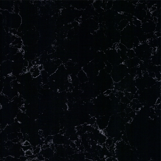 comptoir de quartz noir