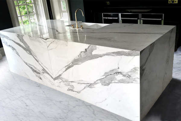 Calacatta marble countertop