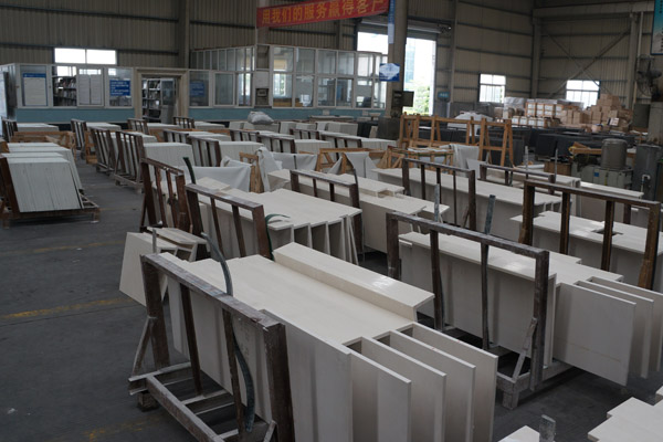 marble top fabrication area