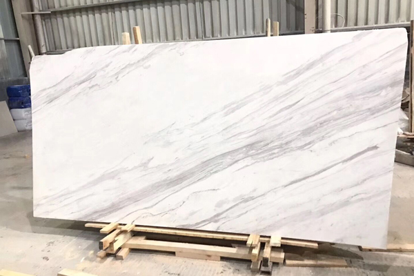 project white floor marble tiles 