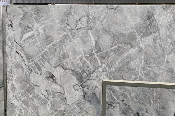 grey quartz natural slab 