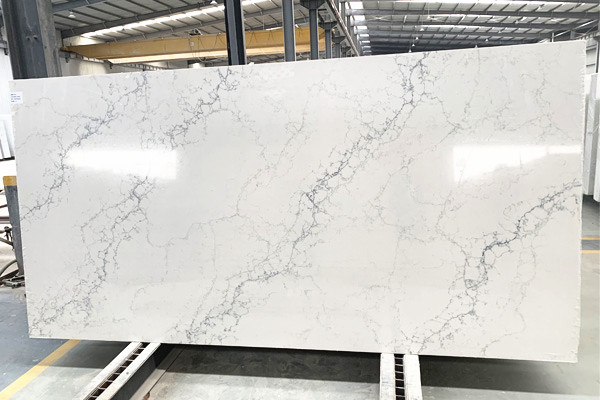 marble look quartz slab 