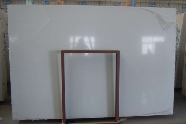 extreme white artificial marble slab