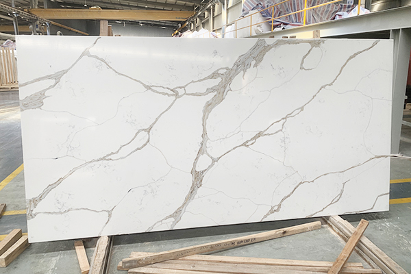 calacatta gold vein quartz slab 