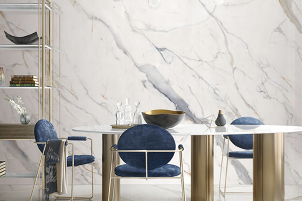 feature wall design sintered stone use