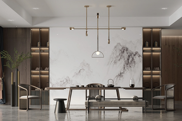 scenery style stone slab for wall 
