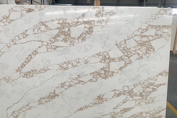 gold vein quartz countertop fabricator 