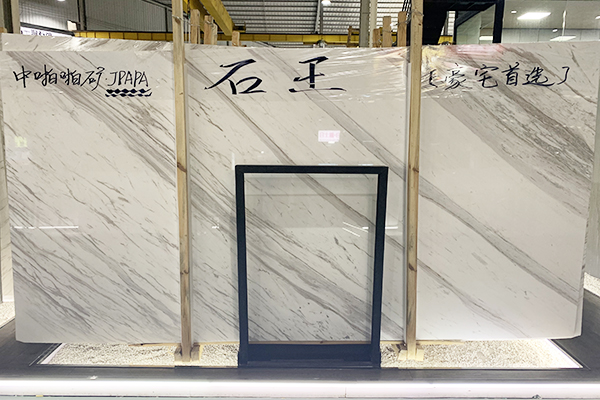 china supplier white marble slab 