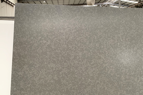 grey concrete looking quartz slab supply