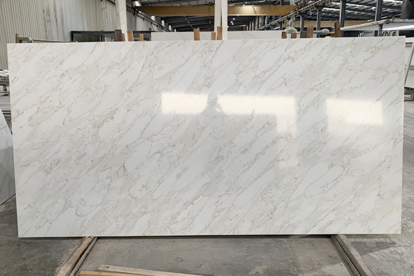 bulgari marble type quartz surface slab 