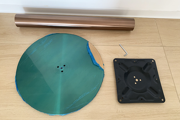 table leg for small stone table