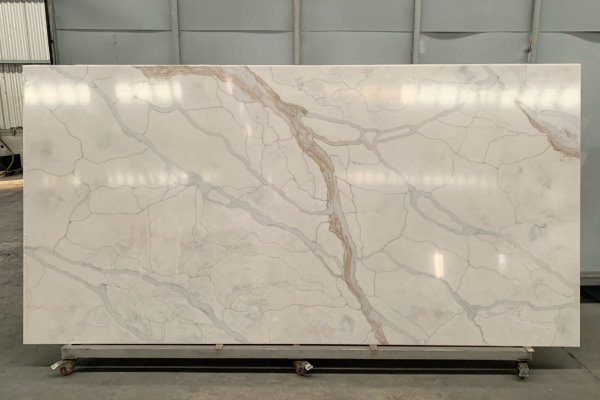 premium white quartz slab 