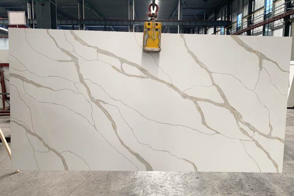 calacatta white quartz slab price