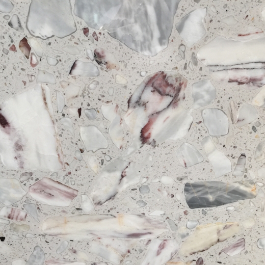 Grey agglomerate marble