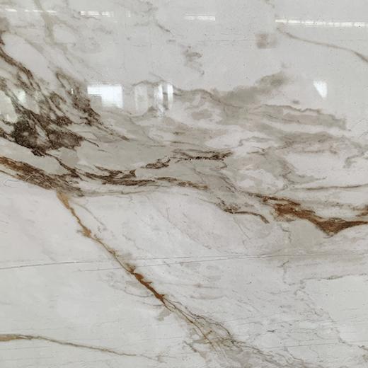 Calacatta gold sintered slab for bathroom wall