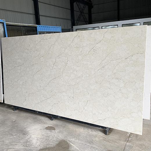 Dalle de quartz extra large pour crédence