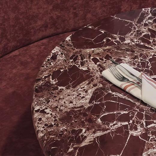 Carrelage de sol en marbre rouge